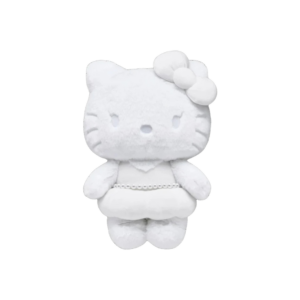 [Hello Kitty X JISOO Collaboration] MD 40cm Character Doll - Official Collection - White