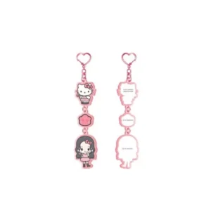 [Hello Kitty X JISOO Collaboration] MD Acrylic Keyring Pink