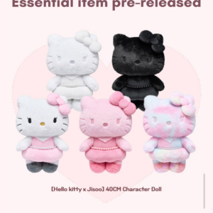 [Hello Kitty X JISOO Collaboration] MD 40cm Character Doll - Official Collection