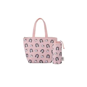 [Hello Kitty X JISOO Collaboration] MD Lunch Bag Set Pink