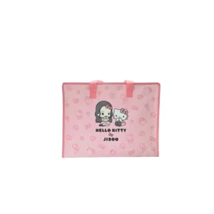 [Hello Kitty X JISOO Collaboration] MD Tarpaulin Bag Pink
